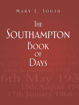 cover image of The Southampton Book of Days